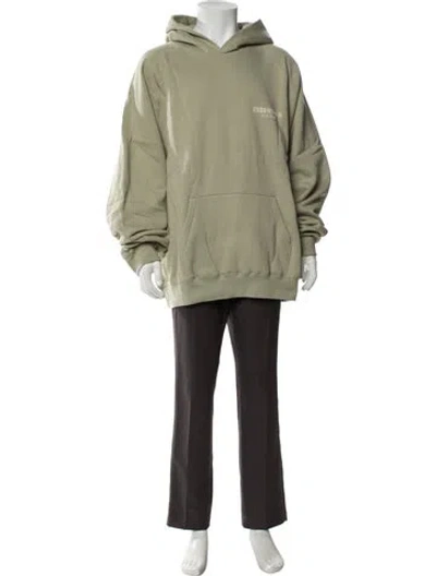 Pre-owned Essentials Crew Neck Long Sleeve Hoodie W/ Tags In Green