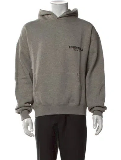 Pre-owned Essentials Crew Neck Long Sleeve Hoodie W/ Tags In Grey