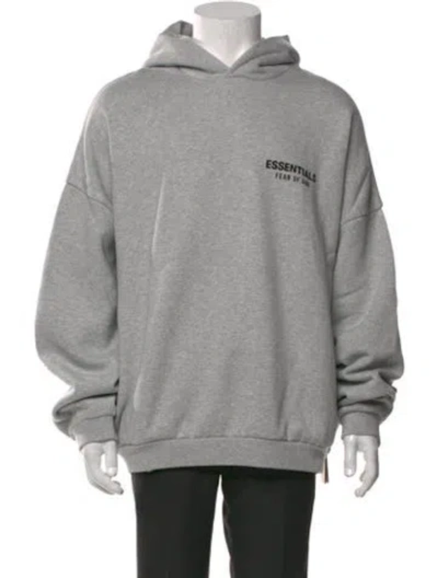 Pre-owned Essentials Crew Neck Long Sleeve Hoodie W/ Tags In Grey