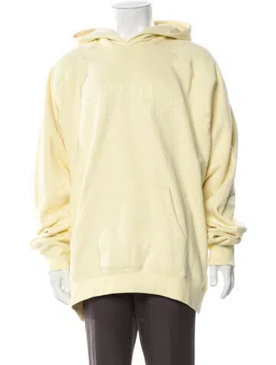 Pre-owned Essentials Crew Neck Long Sleeve Hoodie W/ Tags In Yellow