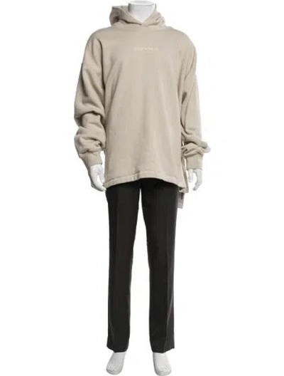 Pre-owned Essentials Crew Neck Long Sleeve Pullover In Neutrals