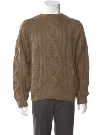 Pre-owned Essentials Crew Neck Long Sleeve Pullover W/ Tags In Green