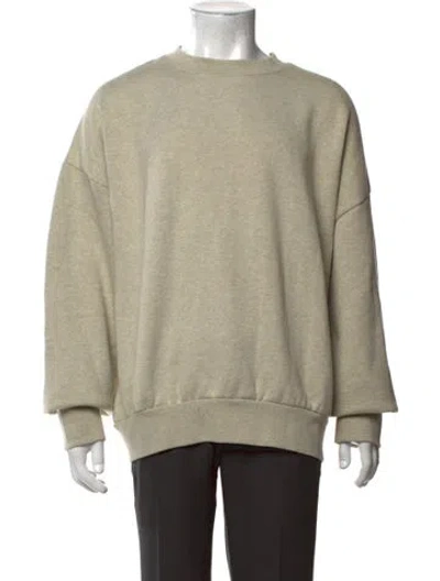 Pre-owned Essentials Crew Neck Long Sleeve Pullover W/ Tags In Neutrals