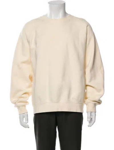 Pre-owned Essentials Crew Neck Long Sleeve Sweatshirt In Green