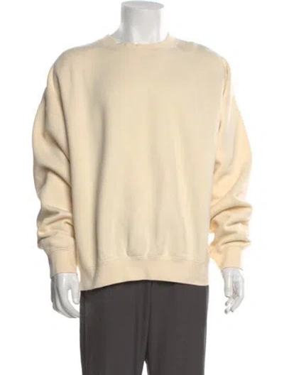 Pre-owned Essentials Crew Neck Long Sleeve Sweatshirt In Neutral