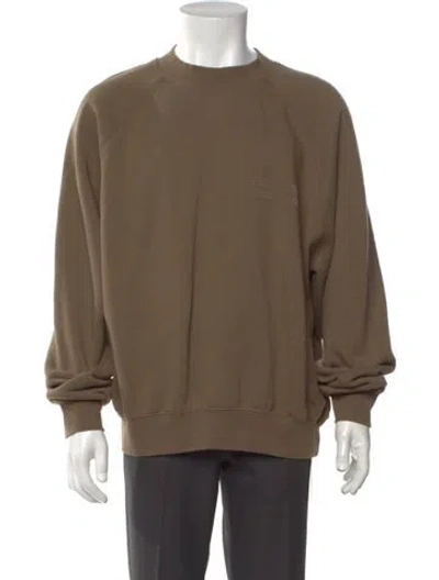 Pre-owned Essentials Crew Neck Long Sleeve Sweatshirt In Neutral