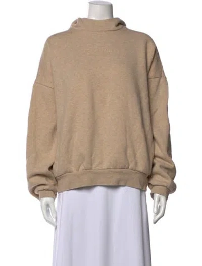 Pre-owned Essentials Crew Neck Long Sleeve Sweatshirt In Neutral