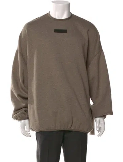 Pre-owned Essentials Crew Neck Long Sleeve Sweatshirt W/ Tags In Brown