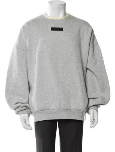Pre-owned Essentials Crew Neck Long Sleeve Sweatshirt W/ Tags In Gray