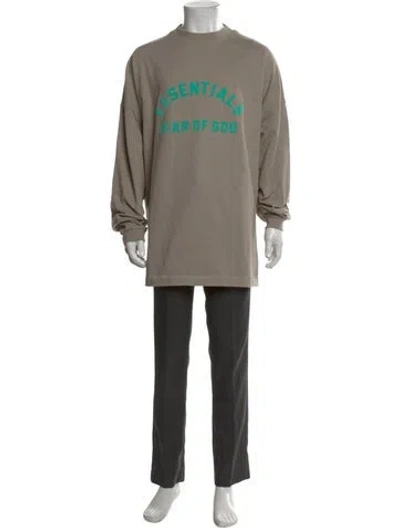 Pre-owned Essentials Crew Neck Long Sleeve Sweatshirt W/ Tags In Neutral