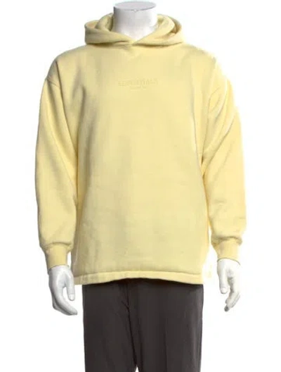 Pre-owned Essentials Crew Neck Long Sleeve Sweatshirt In Yellow