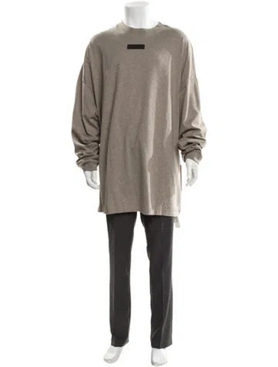 Pre-owned Essentials Crew Neck Long Sleeve T-shirt W/ Tags In Gray