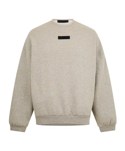 Essentials Crew Neck Long-sleeved Sweatshirt In Nude