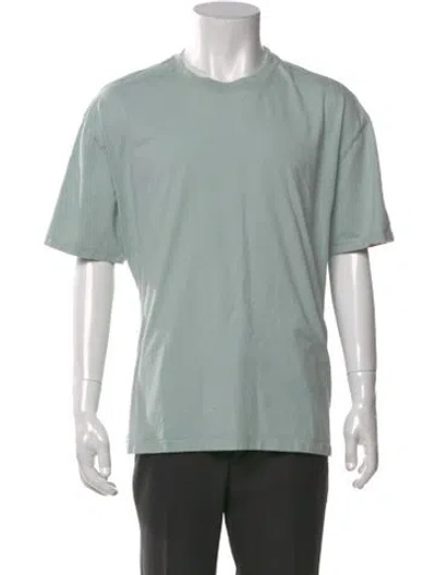 Pre-owned Essentials Crew Neck Short Sleeve T-shirt In Blue