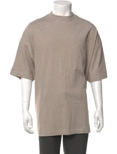 Pre-owned Essentials Crew Neck Short Sleeve T-shirt In Gray