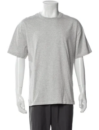 Pre-owned Essentials Crew Neck Short Sleeve T-shirt In Gray