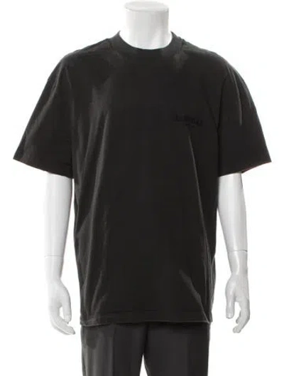 Pre-owned Essentials Crew Neck Short Sleeve T-shirt In Gray