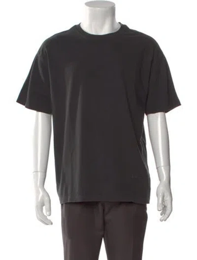 Pre-owned Essentials Crew Neck Short Sleeve T-shirt In Gray