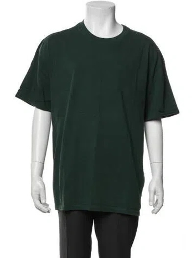 Pre-owned Essentials Crew Neck Short Sleeve T-shirt In Green