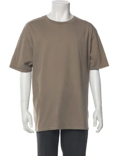 Pre-owned Essentials Crew Neck Short Sleeve T-shirt In Neutral