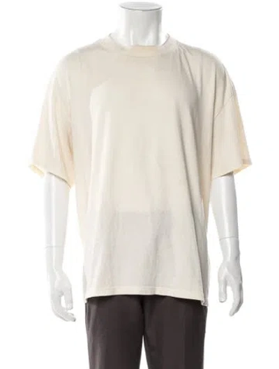 Pre-owned Essentials Crew Neck Short Sleeve T-shirt In Neutral