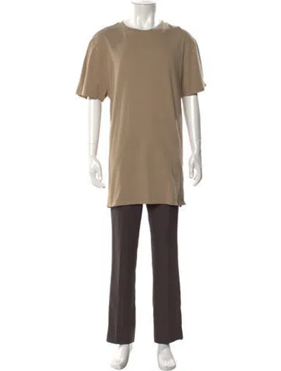 Pre-owned Essentials Crew Neck Short Sleeve T-shirt In Neutral