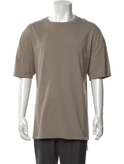 Pre-owned Essentials Crew Neck Short Sleeve T-shirt In Neutrals