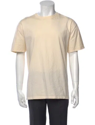 Pre-owned Essentials Crew Neck Short Sleeve T-shirt In Neutrals