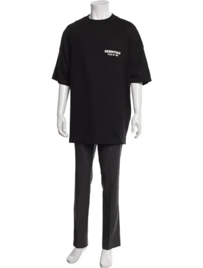 Pre-owned Essentials Crew Neck Short Sleeve T-shirt W/ Tags In Black
