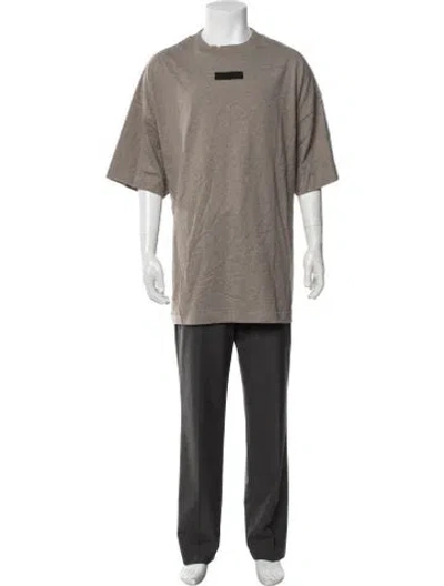 Pre-owned Essentials Crew Neck Short Sleeve T-shirt W/ Tags In Brown