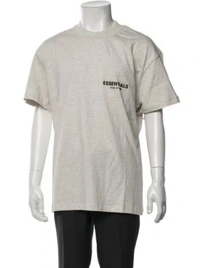 Pre-owned Essentials Crew Neck Short Sleeve T-shirt W/ Tags In Neutrals