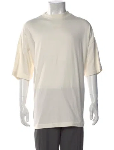 Pre-owned Essentials Crew Neck Short Sleeve T-shirt W/ Tags In Yellow