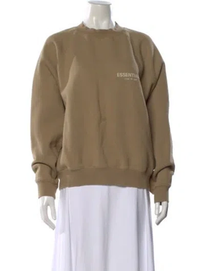 Pre-owned Essentials Crew Neck Sweater In Neutral