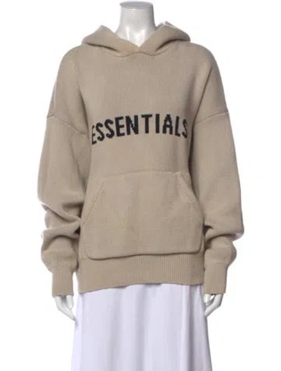 Pre-owned Essentials Crew Neck Sweater In Neutral