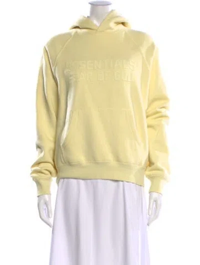 Pre-owned Essentials Crew Neck Sweater In Yellow