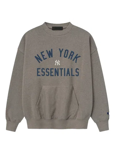 Essentials Crew-neck Sweatshirt In Gray