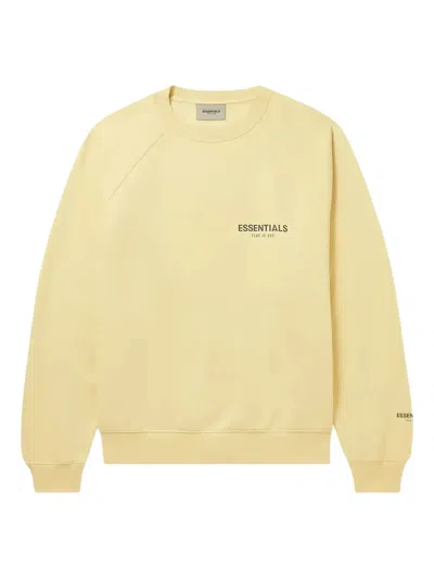 Essentials Crew-neck Sweatshirt In Yellow