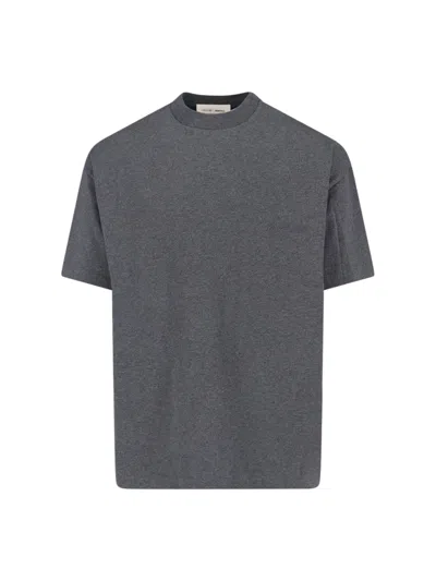 Essentials Crew-neck T-shirt In Gray
