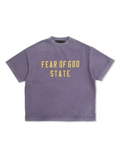 Essentials Kids' Crew-neck T-shirt In Purple