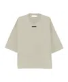 Essentials Logo-patch Oversized T-shirt In Neutral