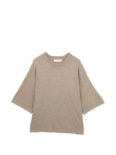 Essentials Crew-neck Jumper In Brown