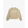 Essentials Abbey Stone Crewneck Logo Cotton-blend Sweatshirt 2-12 In Neutral
