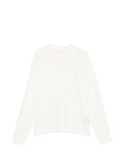 Essentials Crew-neck Long-sleeve Cotton T-shirt In Neutral