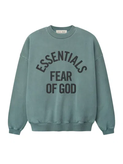 Essentials Crewneck Sweatshirt In Blue