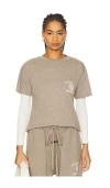 Essentials Crewneck T-shirt In 麻灰色