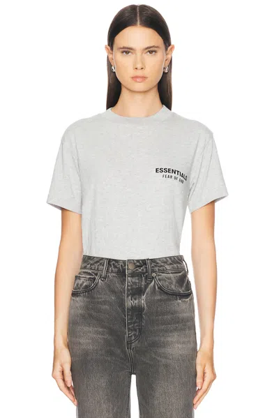 Essentials Crewneck T-shirt In Light Heather Gray