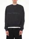 Essentials Cropped Relaxed Sweatshirt In Black