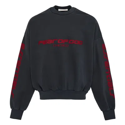 Essentials Cropped Relaxed Sweatshirt In Black