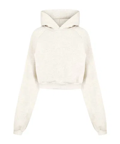Essentials Cropped Sweatshirt In Neutral