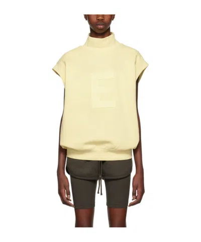 Essentials Debossed-logo Detail T-shirt In Nude